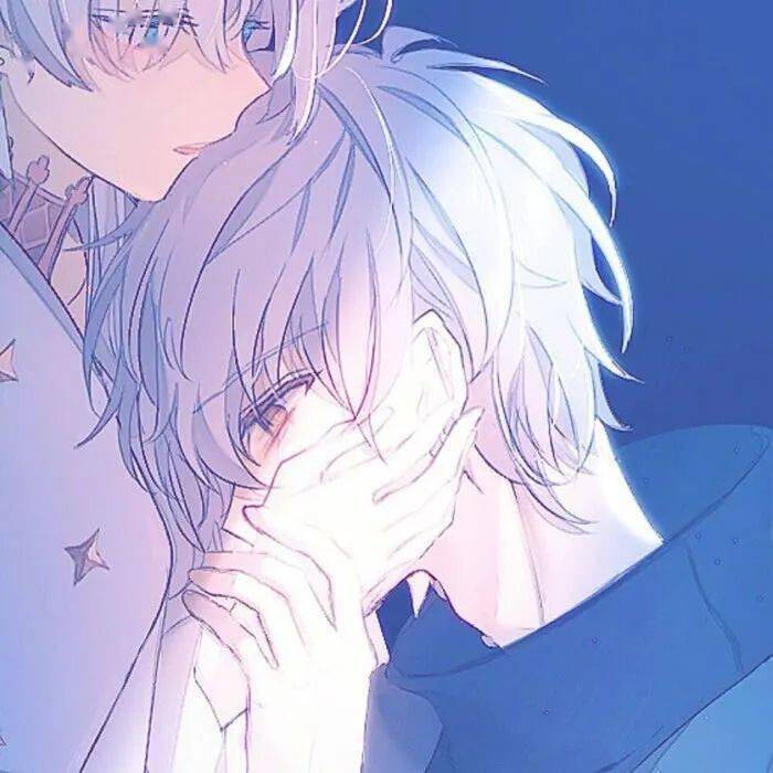 夢幻藍色情侶頭像,浪漫邂逅的動漫之旅