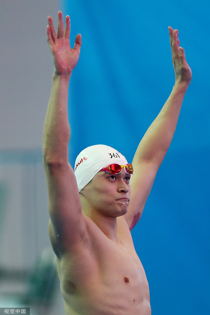 孫楊賽場風(fēng)采,泳壇巨星的榮耀時刻