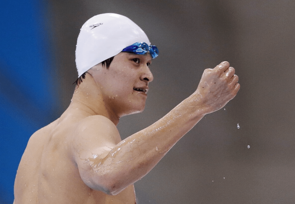 孫楊賽場風(fēng)采,泳壇巨星的榮耀時刻
