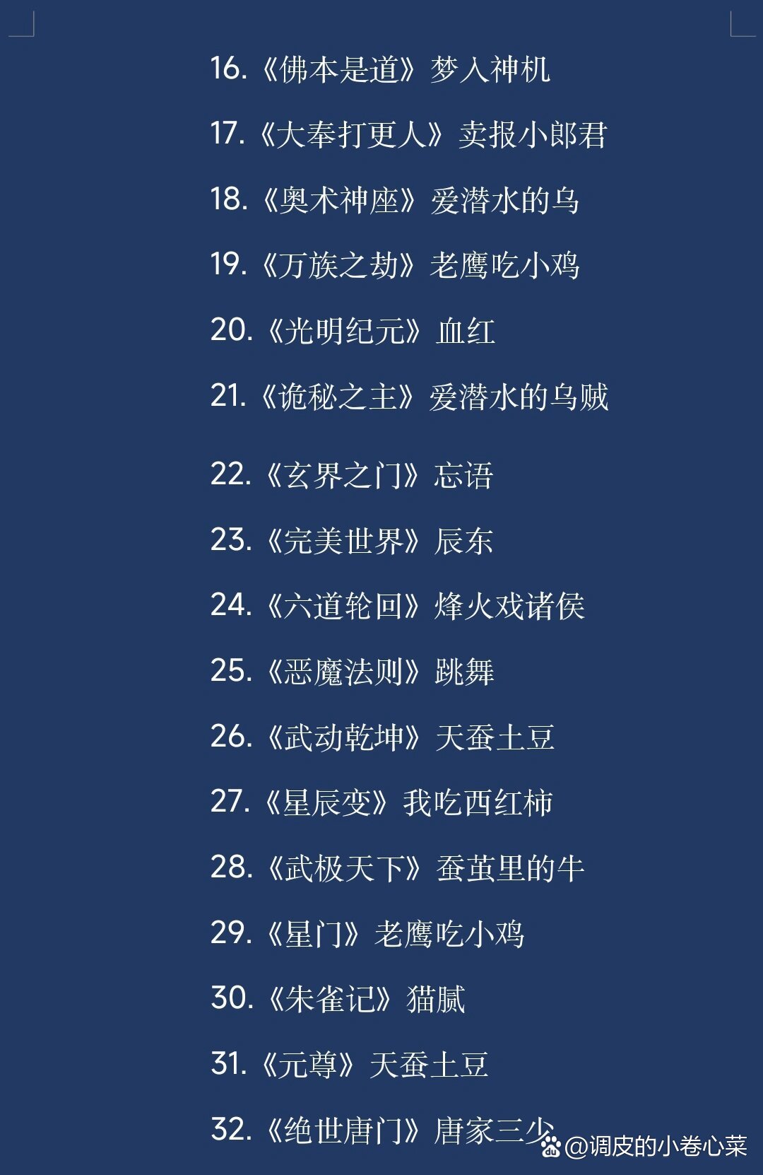 小說神門章節目錄回顧與概覽