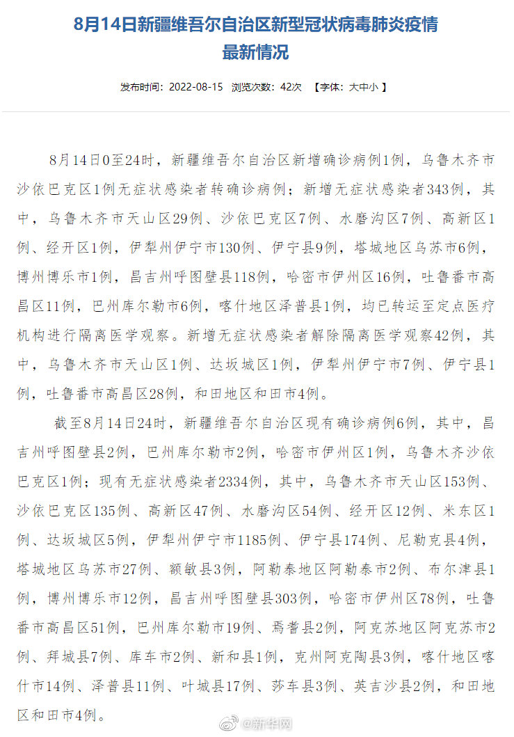 新疆華凌最新疫情及其觀點論述