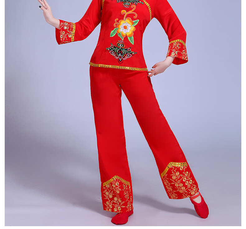 科技與傳統(tǒng)文化的融合,2023年最新秧歌服裝風(fēng)采展示